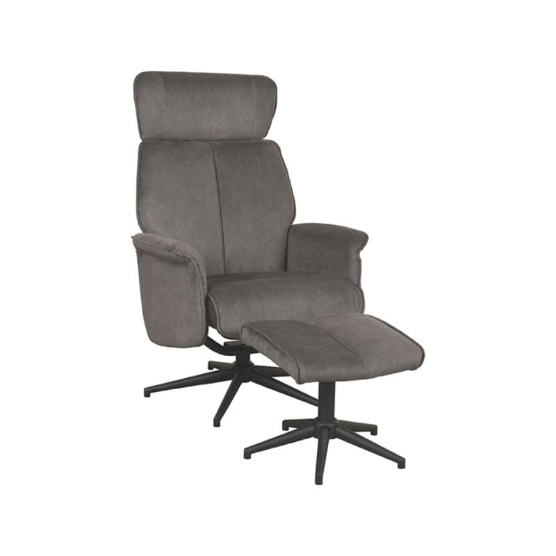 Relaxfauteuil Verdal + Hocker - Afbeelding 4