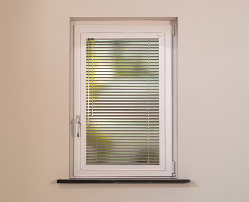 Aluminium jaloezie 25mm in frame | inhuis